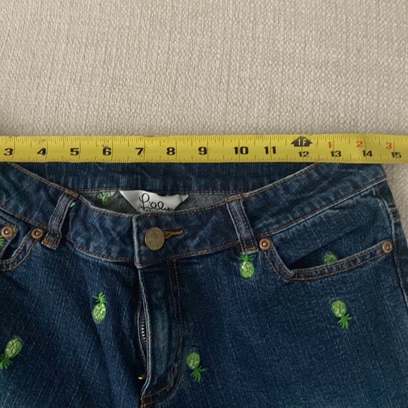 Lilly Pulitzer Vintage Embroidered Jeans. - Picture 5 of 6